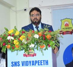 Chief Guest Addressing the Gathering